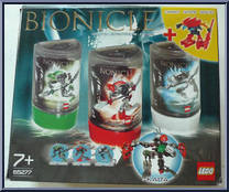 Rahkshi Kaita Za Pack (with Tahnok Va) from Bionicle - 2003 manufactured by Lego [Front]