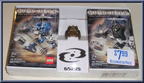 Twin-Pack with Gold Mask from Bionicle - 2003 manufactured by Lego [Front]