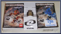 Twin-Pack with Gold Mask from Bionicle - 2003 manufactured by Lego [Front]