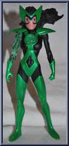 Boodikka (Alpha Lantern) from Blackest Night - Series 1 manufactured by DC Direct [Loose]