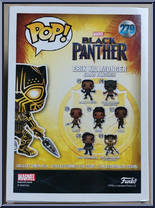 Erik Killmonger (Glow Panther) from Black Panther - Pop! Vinyl Figures manufactured by Funko [Back]