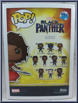Okoye from Black Panther - Pop! Vinyl Figures manufactured by Funko [Back]