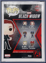 Natasha Romanoff from Black Widow - Pop! Vinyl Figures manufactured by Funko [Back]