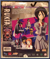 Rukia from Bleach - Series 1 manufactured by Toynami [Back]