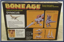 Dynacus (with Zur) from Bone Age - Ice Clan manufactured by Kenner [Back]