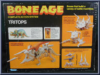Tritops (with Tund) from Bone Age - Ice Clan manufactured by Kenner [Back]