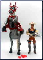 BraveStarr and Thirty/Thirty from BraveStarr - 2-Packs manufactured by Mattel [Loose]