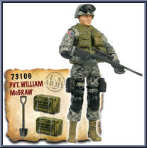 Private William McGraw from Bravo Team - U.S. Army manufactured by Unimax [Loose]