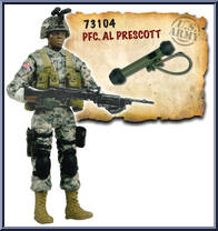 Private First Class Al Prescott from Bravo Team - U.S. Army manufactured by Unimax [Loose]