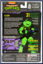Slash (Glow in the Dark) from Bst Axn - Teenage Mutant Ninja Turtles manufactured by Loyal Subjects [Back]