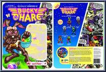 Captain Bucky O'Hare (Chocolate Bunny) from Bucky O'Hare - Basic Series manufactured by Boss Fight Studio [Back]
