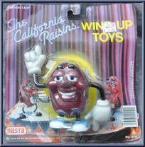 Justin X. Grape  from California Raisins - Wind-Ups manufactured by CALRAB [Front]