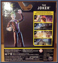 Joker (Black Suit) from Caped Crusader - Basic Series manufactured by Spinmaster [Back]