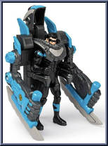 Nightwing (Mega Gear) from Caped Crusader - Basic Series manufactured by Spinmaster [Loose]