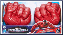 Red Hulk Gamma Smash Fists from Captain America - Brave New World - Role Play manufactured by Hasbro [Front]