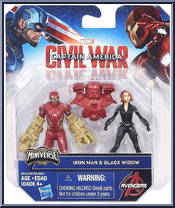 Iron Man & Black Widow from Captain America - Civil War - 2-Pack manufactured by Hasbro [Front]