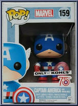 Captain America (Photon Shield) from Captain America - Captain America 75th Pop! manufactured by Funko [Front]