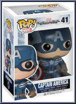 Captain America from Captain America - Captain America Winter Soldier Pop! manufactured by Funko [Front]