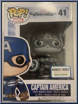 Captain America (Black / White) from Captain America - Captain America Winter Soldier Pop! manufactured by Funko [Front]