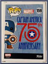 Captain America (Photon Shield) (Sepia) from Captain America - Captain America 75th Pop! manufactured by Funko [Back]