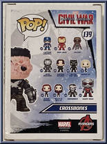 Crossbones (Unmasked) from Captain America - Captain America Civil War Pop! manufactured by Funko [Back]