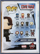 Winter Soldier from Captain America - Captain America Civil War Pop! manufactured by Funko [Back]