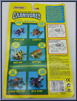Iron Claw from Carnivores - Basic Series manufactured by Matchbox [Back]