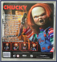 Chucky from Child's Play - Clothed Retro manufactured by Neca [Back]