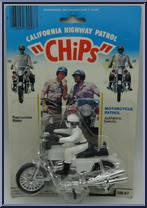 Motorcycle Patrol (Removable Rider) from CHiPs - Basic Series manufactured by Fleetwood [Front]
