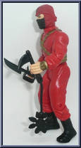 Red Ninja Master from Chuck Norris - Karate Kommandos - Basic Series manufactured by Kenner [Loose]