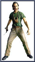 Hitchhiker (Texas Chainsaw Massacre) from Cinema of Fear - Series 3 manufactured by Mezco [Loose]