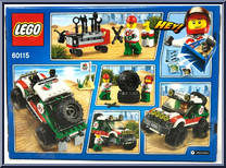 4x4 Off-Roader from City - Box Sets manufactured by Lego [Back]