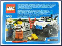 ATV Arrest from City - Box Sets manufactured by Lego [Back]