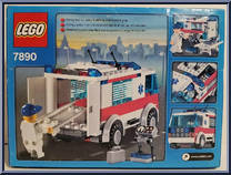 Ambulance from City - Box Sets manufactured by Lego [Back]