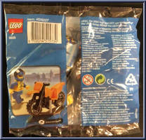 Coast Guard Bike from City - Polybags manufactured by Lego [Back]