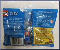 Police Car from City - Polybags manufactured by Lego [Back]