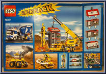 Super Pack 3 in 1 from City - Super Packs manufactured by Lego [Back]