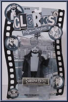 Silent Bob (Black & White) from Clerks Inaction Figures - Series 1 - Exclusives manufactured by Graphitti Designs [Front]