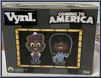 Prince Akeem + Randy Watson from Coming to America - Vynl manufactured by Funko [Back]