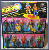 10 Man Operations Force from Corps! - World Force Response Team manufactured by Lanard Toys [Front]