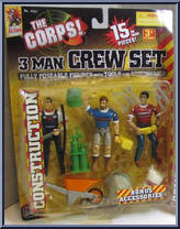 3 Man Crew Set #1 (Construction) Action Figure