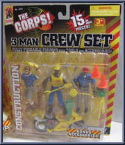 3 Man Crew Set #2 (Construction) Action Figure