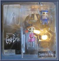 Skeleton Boy & Girl from Corpse Bride - Series 1 manufactured by McFarlane [Front]