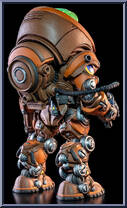 Orvar from Cosmic Legions - Basic Series manufactured by Four Horsemen [Loose]