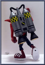 Jet Pack Crash Bandicoot from Crash Bandicoot - Series 1 manufactured by ReSaurus [Loose]