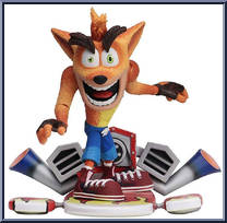 Crash Bandicoot (Jet Board) from Crash Bandicoot - Basic Series manufactured by Neca [Loose]