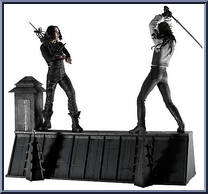 Crow vs Top Dollar Rooftop Battle Set Action Figure