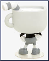 Cuphead (Black & White) (Chase) from Cuphead - Pop! Vinyl Figures manufactured by Funko [Loose]