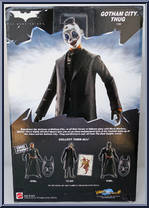 Gotham City Thug from Dark Knight - Movie Masters - Series 1 manufactured by Mattel [Back]