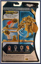 Batman (Gold Drill Cannon) from Dark Knight Rises - QuickTek manufactured by Mattel [Back]